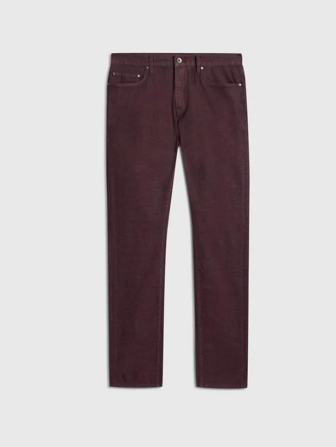 Men Jeans John Varvatos J704 8211 TAPERED FIT Oxblood
