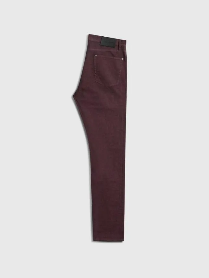 Men Jeans John Varvatos J704 8211 TAPERED FIT Oxblood
