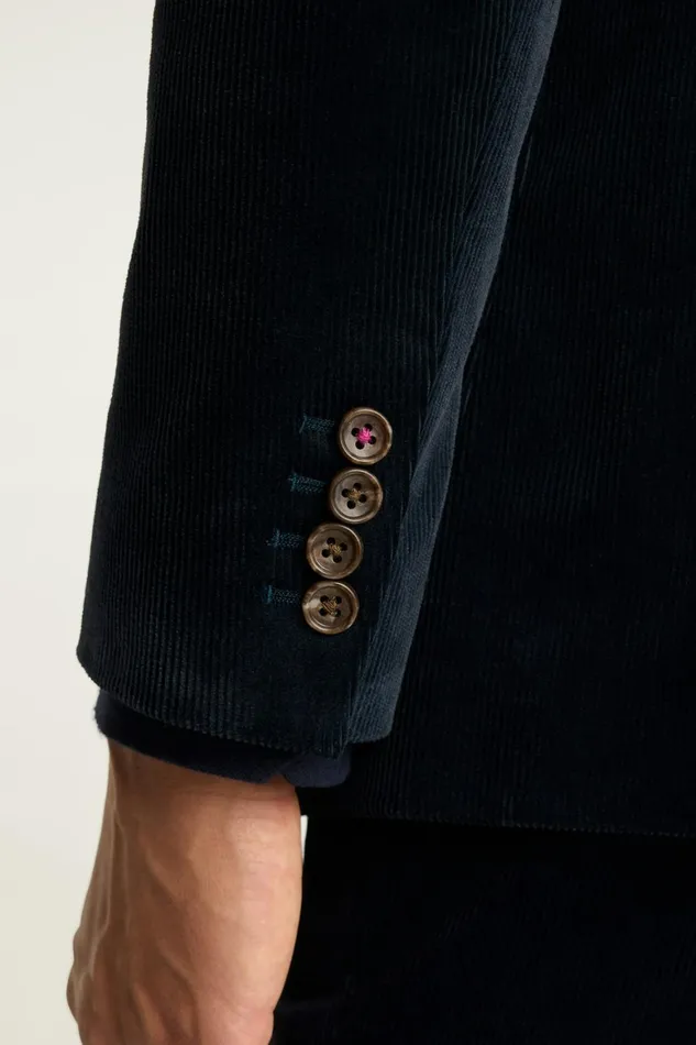 Men Jetsetter Italian Corduroy Suit Dark Blue Bonobos Suits