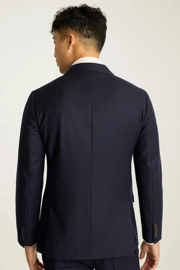Men Jetsetter Italian Flannel Blazer Dark Navy Blue Bonobos Blazers and Sport Coats