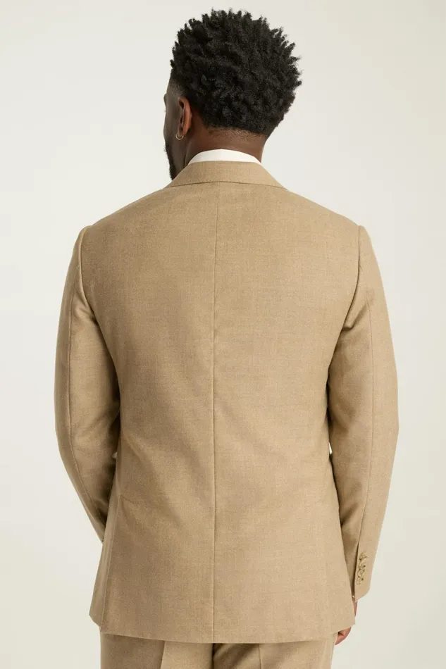 Men Jetsetter Italian Flannel Suit Sand Bonobos Suits