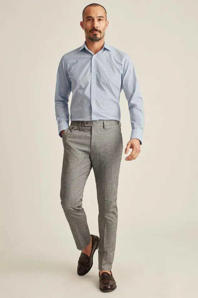 Men Jetsetter Stretch Dress Shirt Crater Lake Plaid Bonobos Business Casual Shirts Men Jetsetter Stretch Dress Shirt Crater Lake Plaid Bonobos Business Casual Shirts