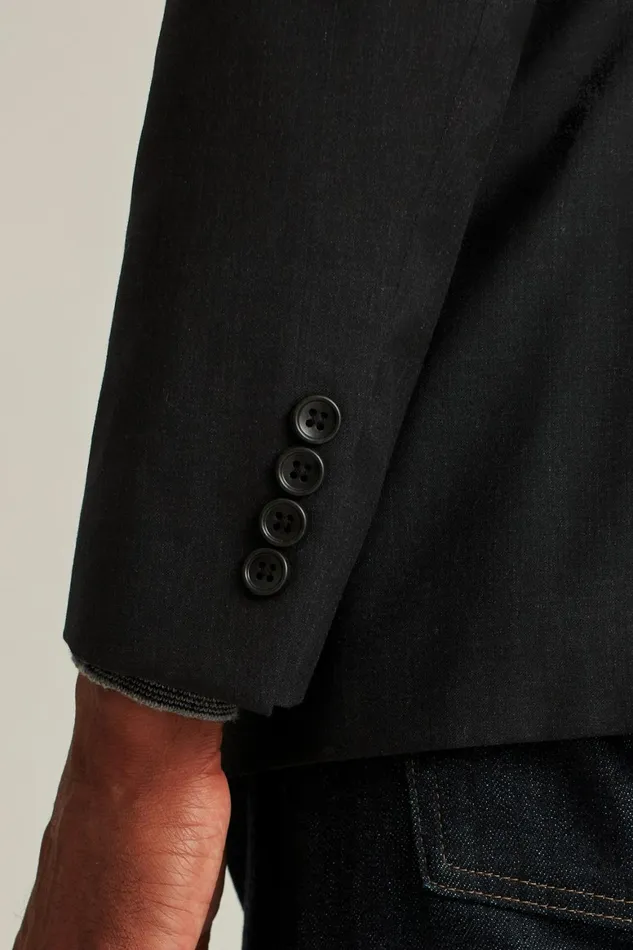 Men Jetsetter Wool Blazer Charcoal Bonobos Blazers and Sport Coats