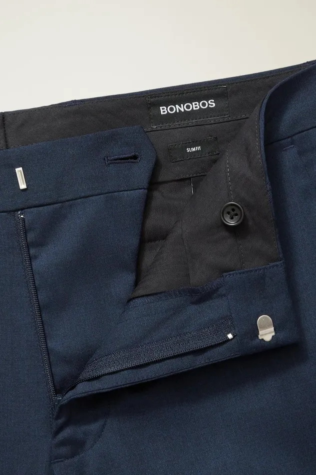 Men Jetsetter Wool Dress Pant Light Navy Bonobos Dress Pants
