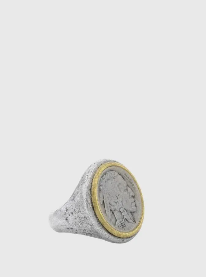 Men Jewelry John Varvatos COIN RING No Color Men Jewelry John Varvatos COIN RING No Color
