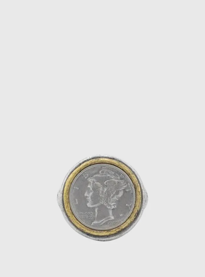Men Jewelry John Varvatos MERCURY COIN RING No Color