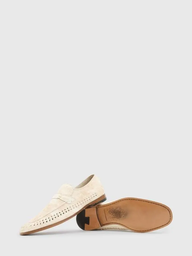 Men Leather Shoes John Varvatos MERIDA LOAFER Hay