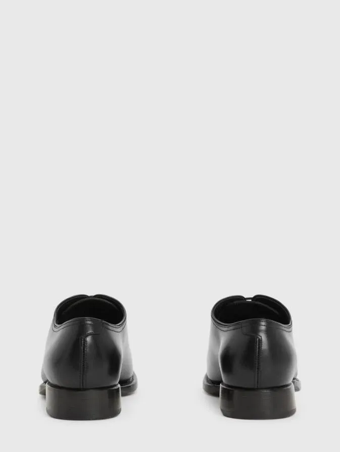 Men Leather Shoes John Varvatos REGENT OXFORD Black