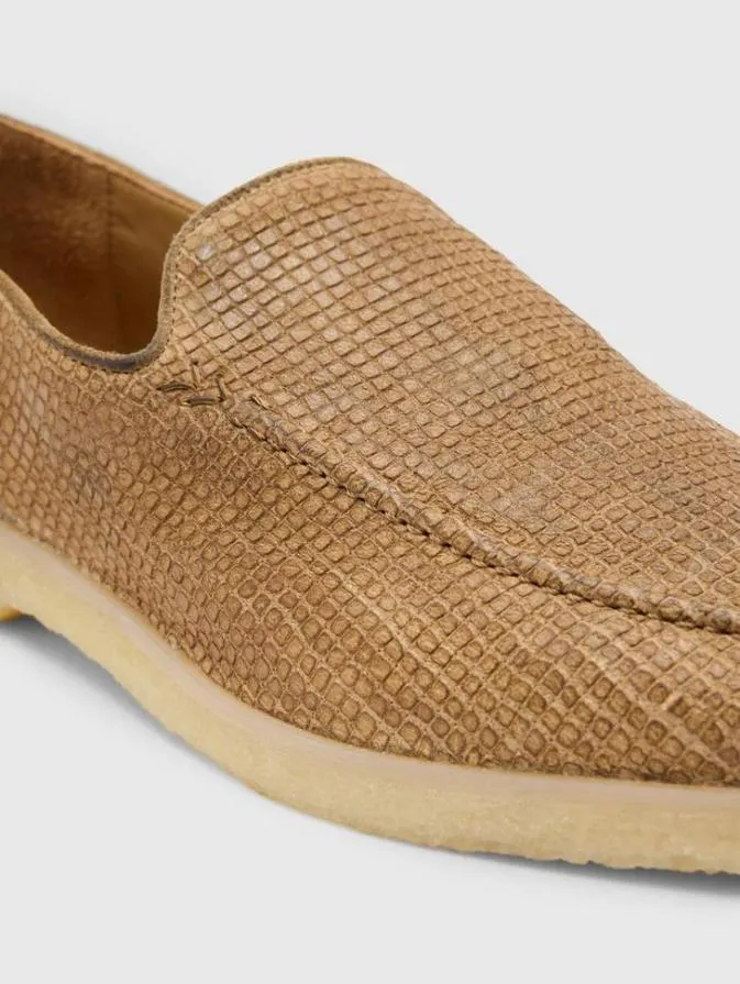 Men Leather Shoes John Varvatos THOMPSON LOAFER Clay