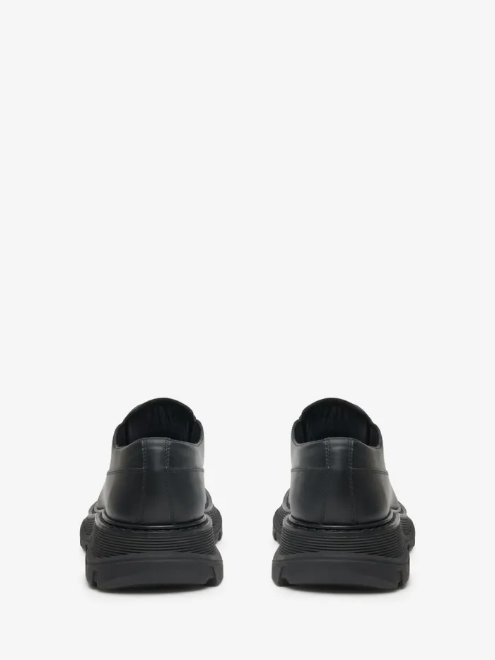 Men Loafers And Lace Ups Alexander McQueen Tread Lace Up Black