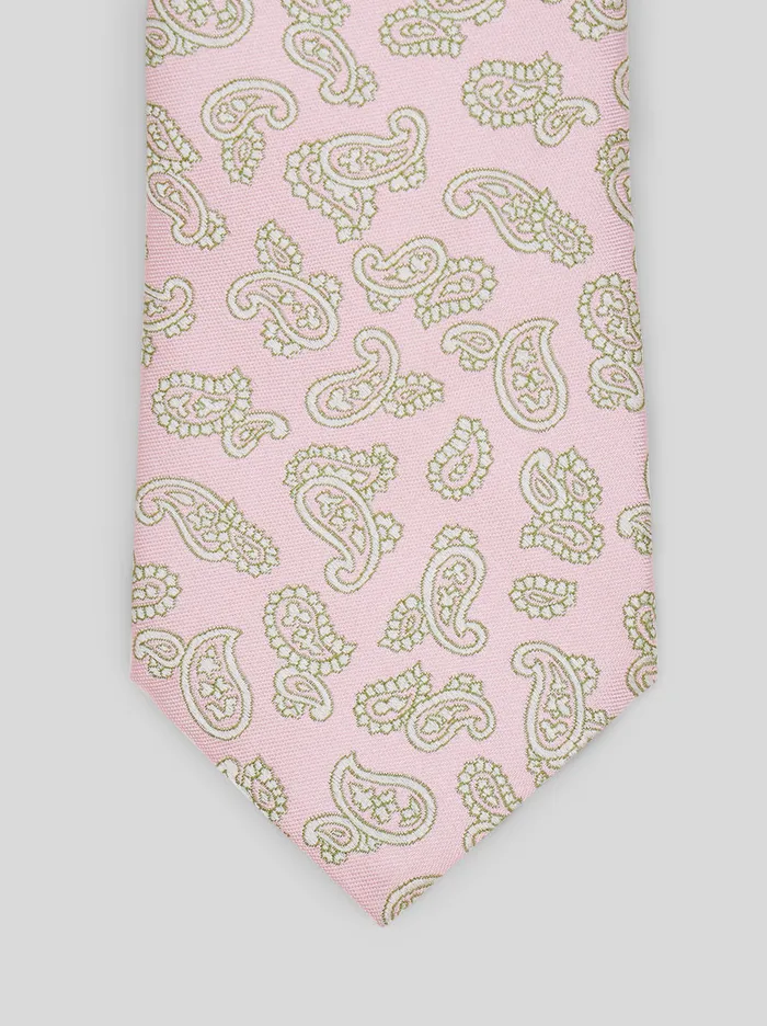 Men Micro Paisley Jacquard Tie Etro Ties And Pocket Squares