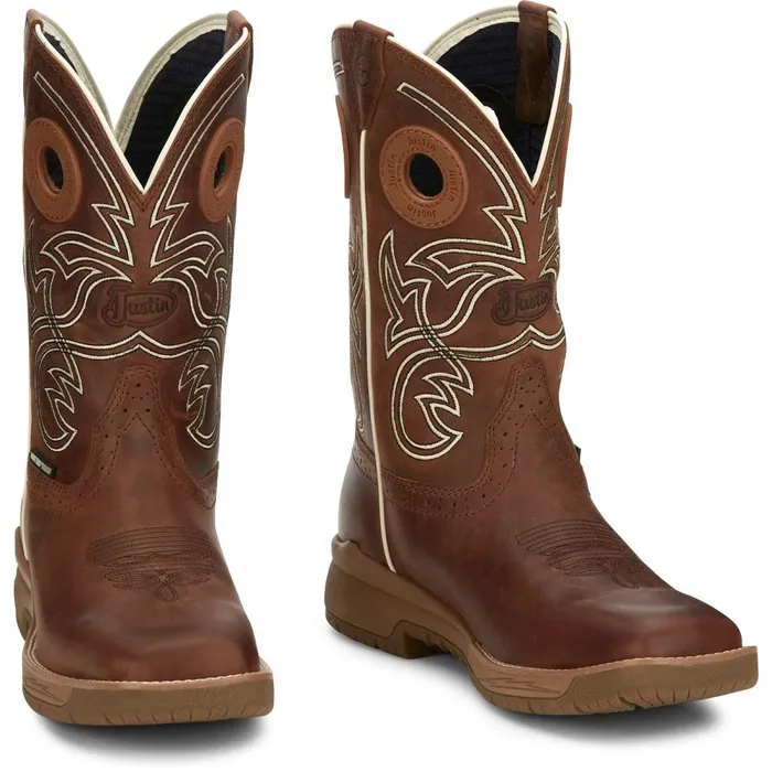 MEN Nitread 11034 Waterproof Spice Justin Boots Work
