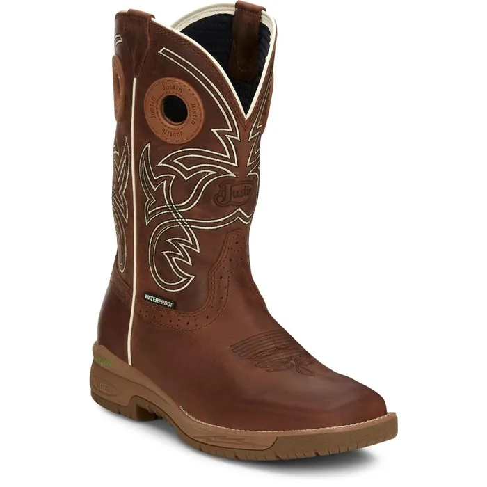 MEN Nitread 11034 Waterproof Spice Justin Boots Work