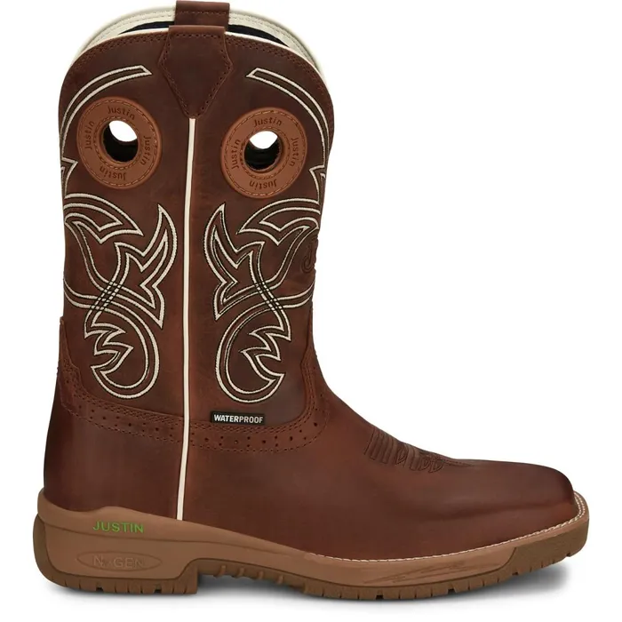 MEN Nitread 11034 Waterproof Spice Justin Boots Work
