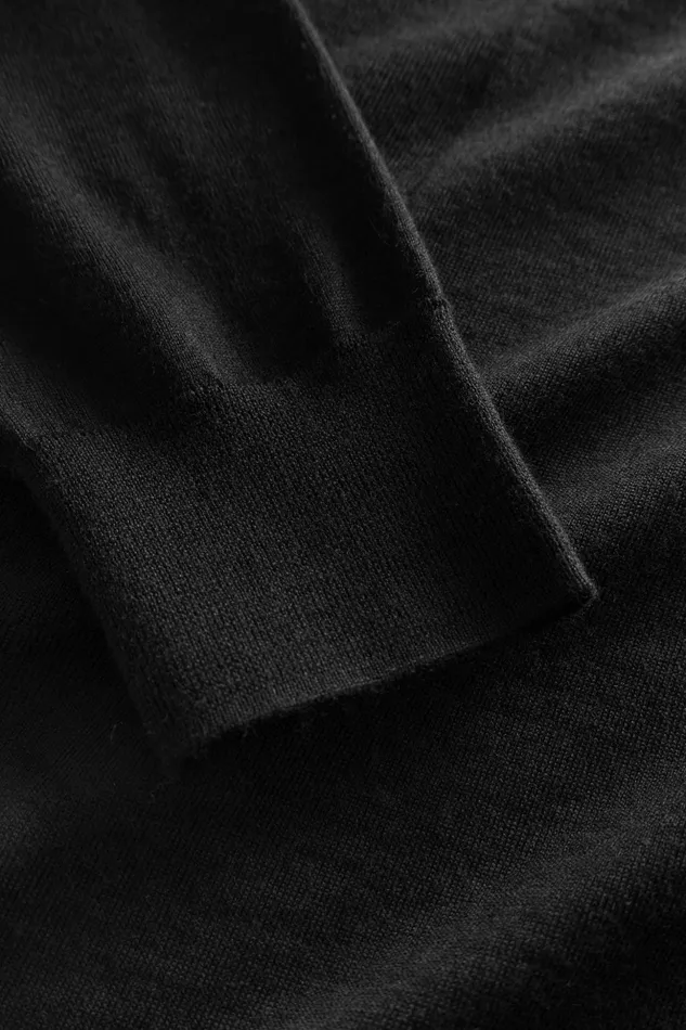 Men Norse Projects Knitwear Tech Merino Crew Black
