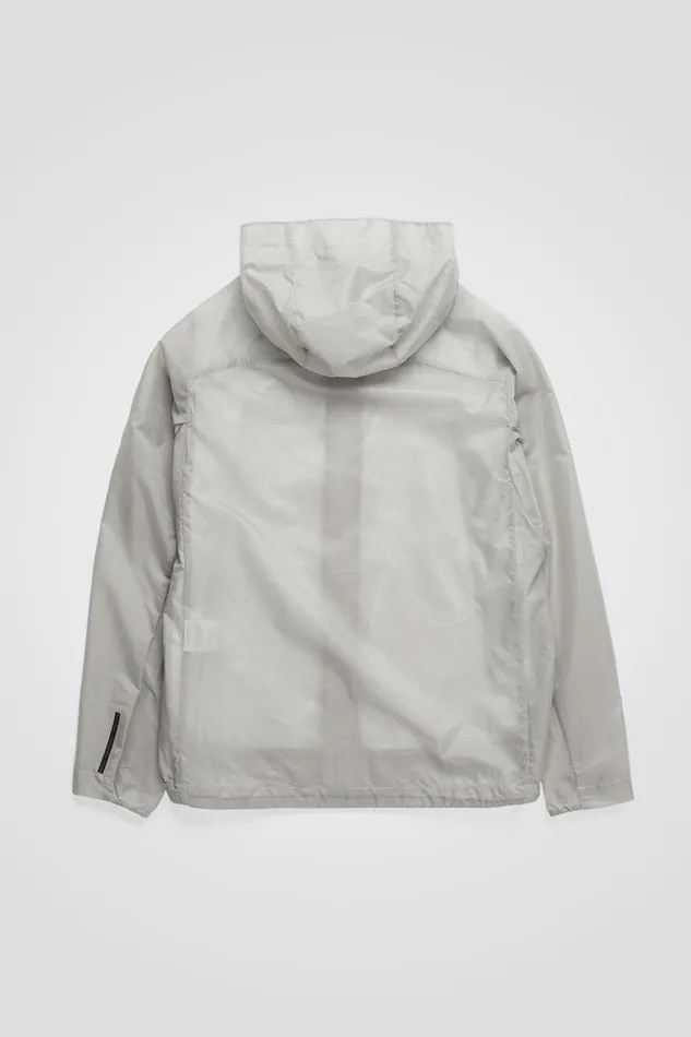 Men Norse Projects Outerwear Pasmo Hooded Windbreaker Jacket Lucid White