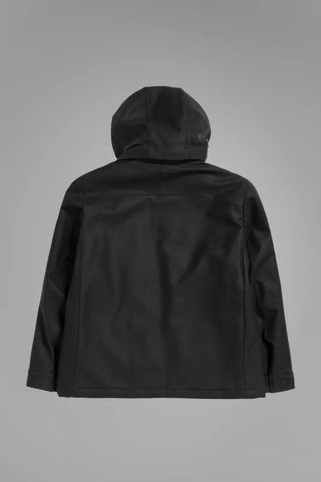 Men Norse Projects Outerwear Technical Field Jacket Loro Piana Clima System Black