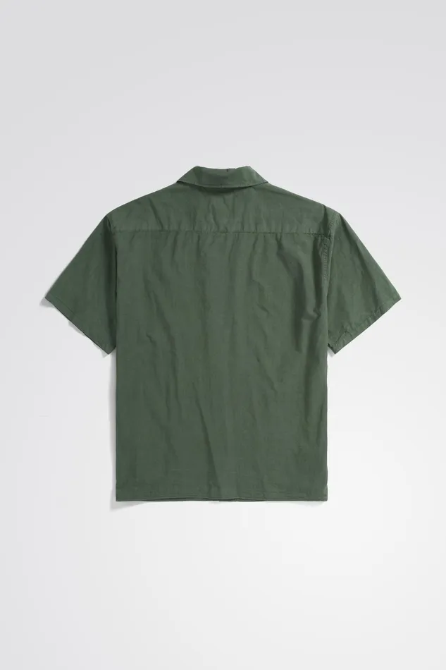Men Norse Projects Shirting Carsten Cotton Tencel Shirt Spruce Green