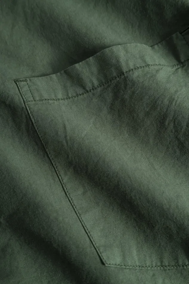 Men Norse Projects Shirting Carsten Cotton Tencel Shirt Spruce Green