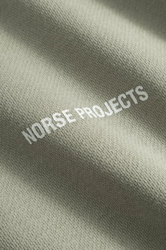 Men Norse Projects Sweatshirts Arne Logo Sweat Clay