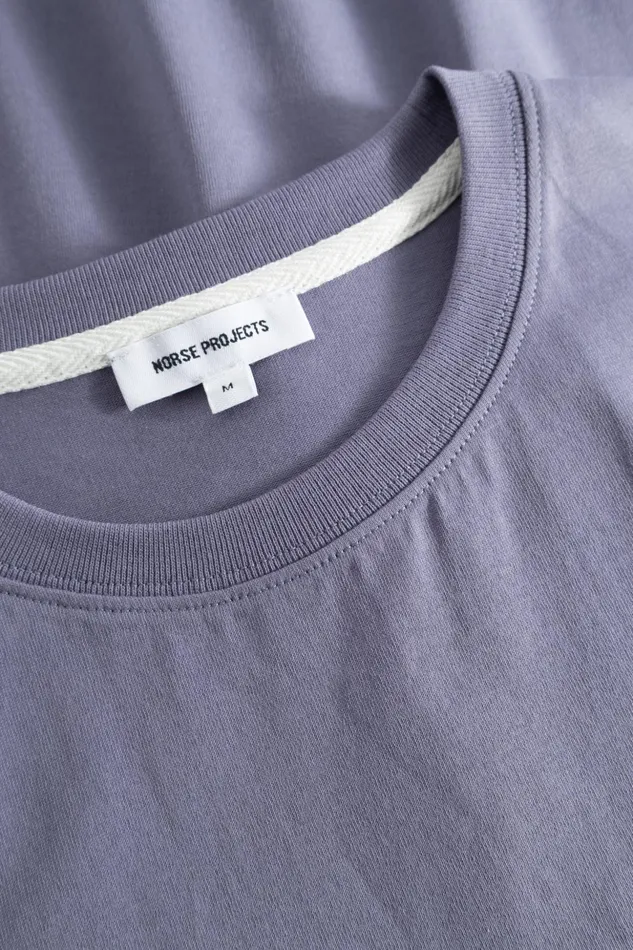 Men Norse Projects TShirts Niels Standard Tshirt Dusk Purple