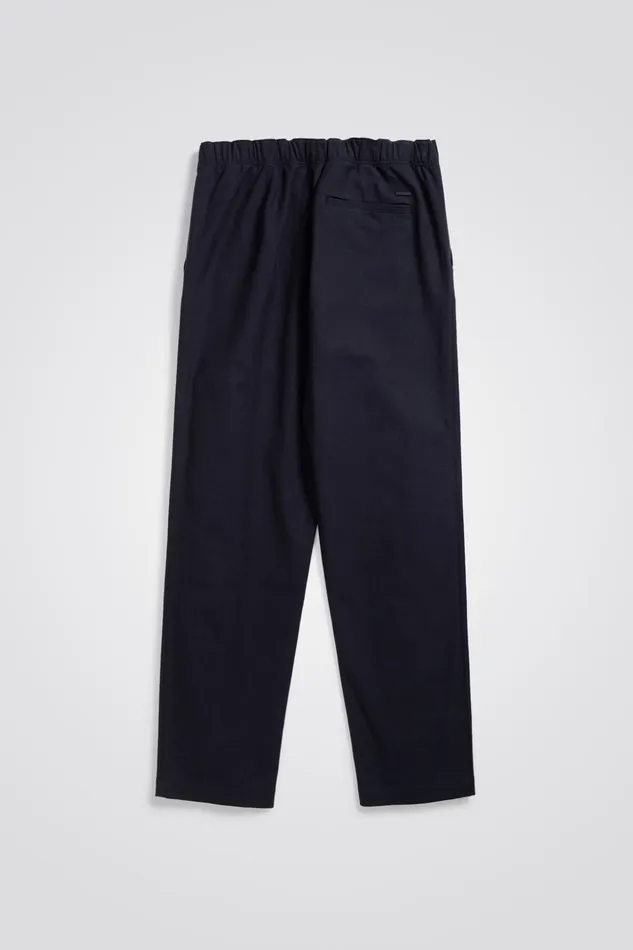 Men Norse Projects Trousers Ezra Cotton Wool Trouser Dark Navy