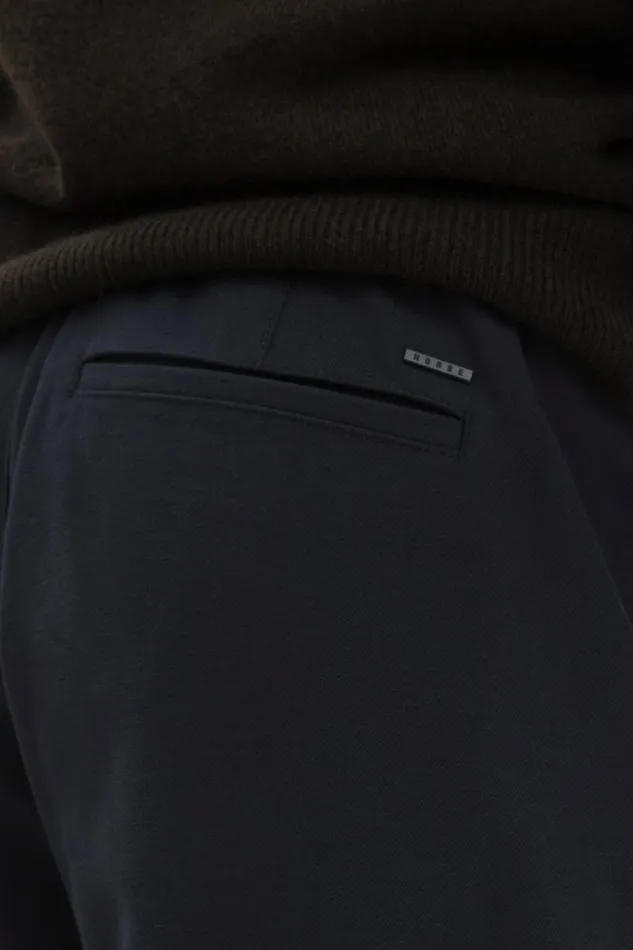 Men Norse Projects Trousers Ezra Cotton Wool Trouser Dark Navy