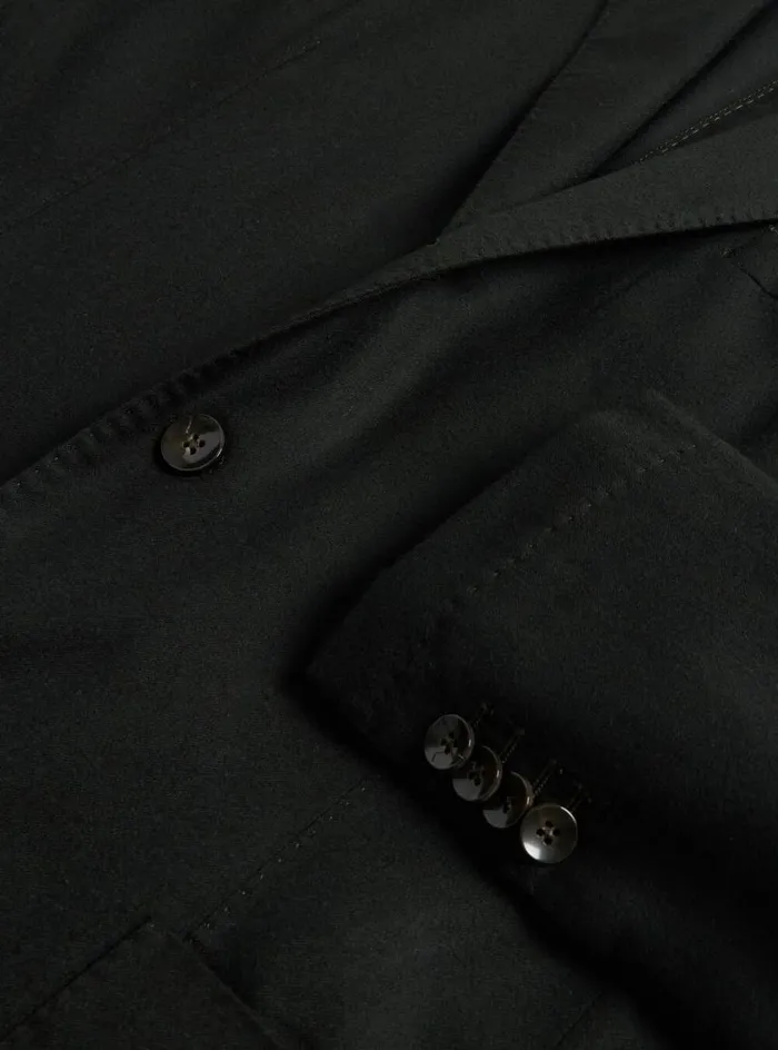 Men Paul Stuart Blazers and Jackets Wool Garment Dyed Jacket Green