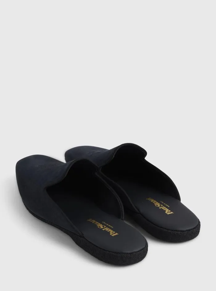 Men Paul Stuart Evening Hamilton Suede SlipOn Blue Suede Men Paul Stuart Evening Hamilton Suede SlipOn Blue Suede