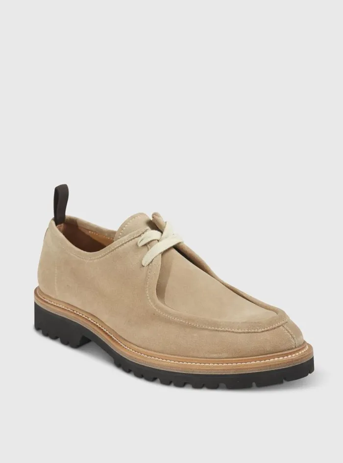 Men Paul Stuart Laceups and Oxfords Hughes II Derby Suede Tan