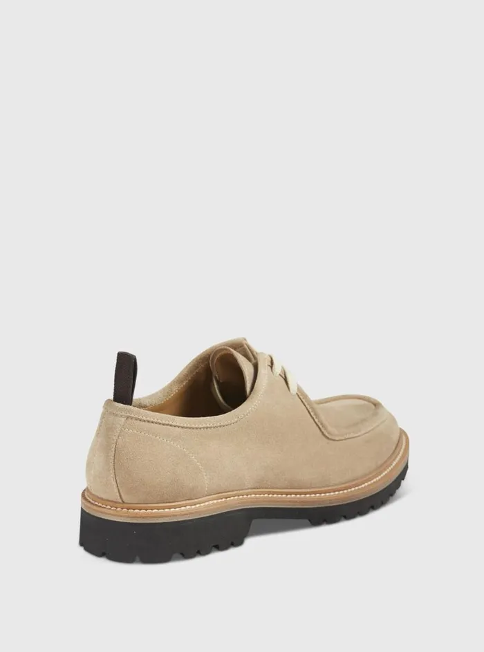 Men Paul Stuart Laceups and Oxfords Hughes II Derby Suede Tan