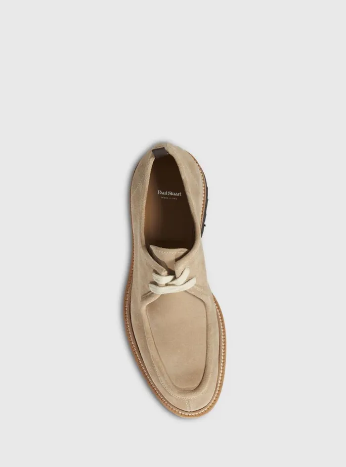 Men Paul Stuart Laceups and Oxfords Hughes II Derby Suede Tan