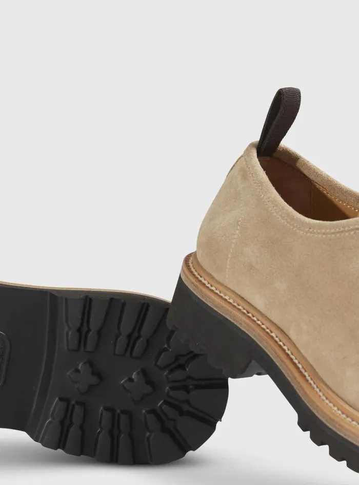 Men Paul Stuart Laceups and Oxfords Hughes II Derby Suede Tan