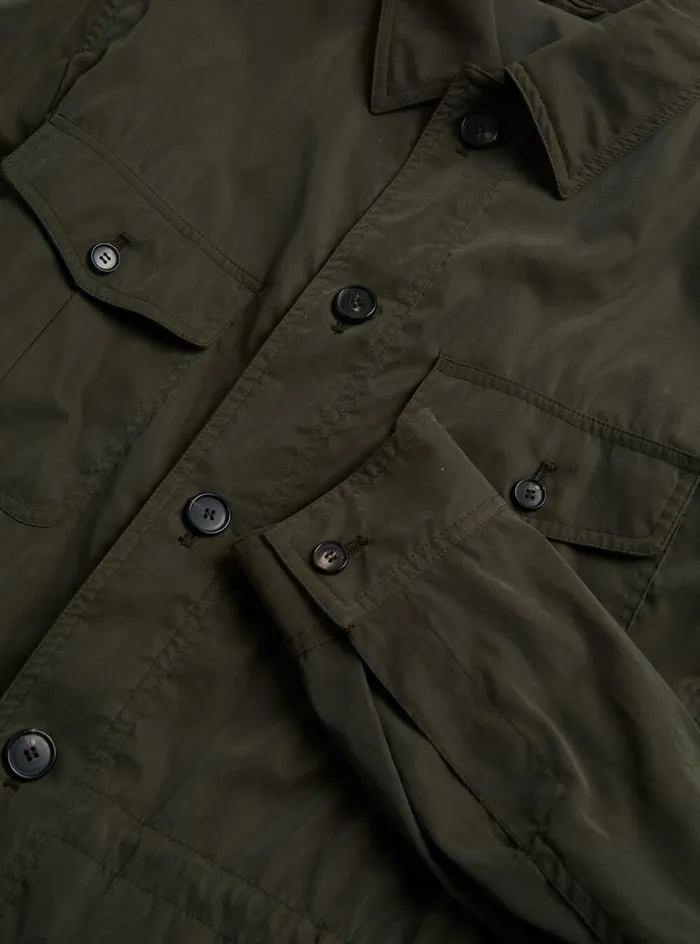 Men Paul Stuart Outerwear Belsetta Safari Jacket Olive