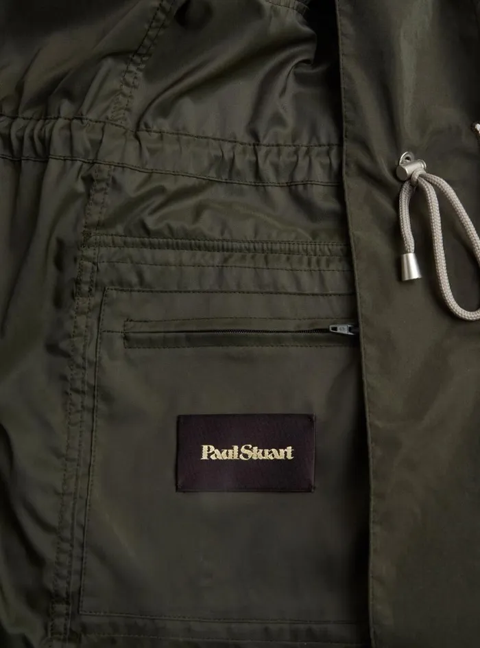 Men Paul Stuart Outerwear Belsetta Safari Jacket Olive