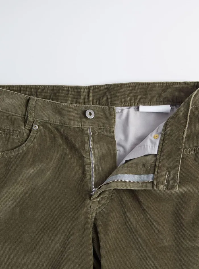 Men Paul Stuart Pants Five Pocket Corduroy Trouser Olive Men Paul Stuart Pants Five Pocket Corduroy Trouser Olive