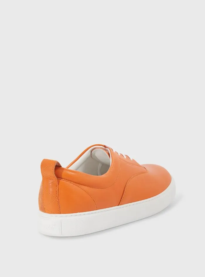 Men Paul Stuart Sneakers CVO Leather Sneaker Orange
