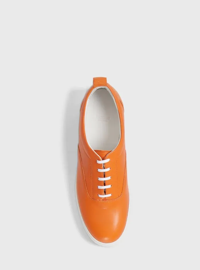 Men Paul Stuart Sneakers CVO Leather Sneaker Orange