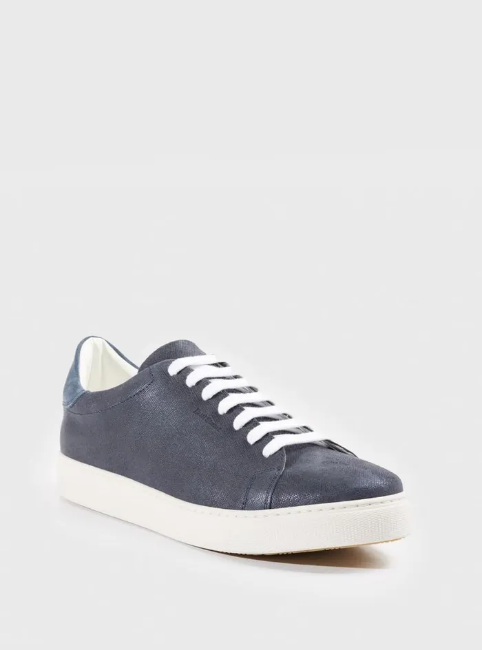 Men Paul Stuart Sneakers Pascal Leather Sneaker Navy Men Paul Stuart Sneakers Pascal Leather Sneaker Navy