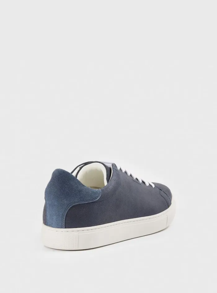 Men Paul Stuart Sneakers Pascal Leather Sneaker Navy Men Paul Stuart Sneakers Pascal Leather Sneaker Navy