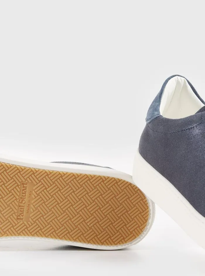Men Paul Stuart Sneakers Pascal Leather Sneaker Navy Men Paul Stuart Sneakers Pascal Leather Sneaker Navy