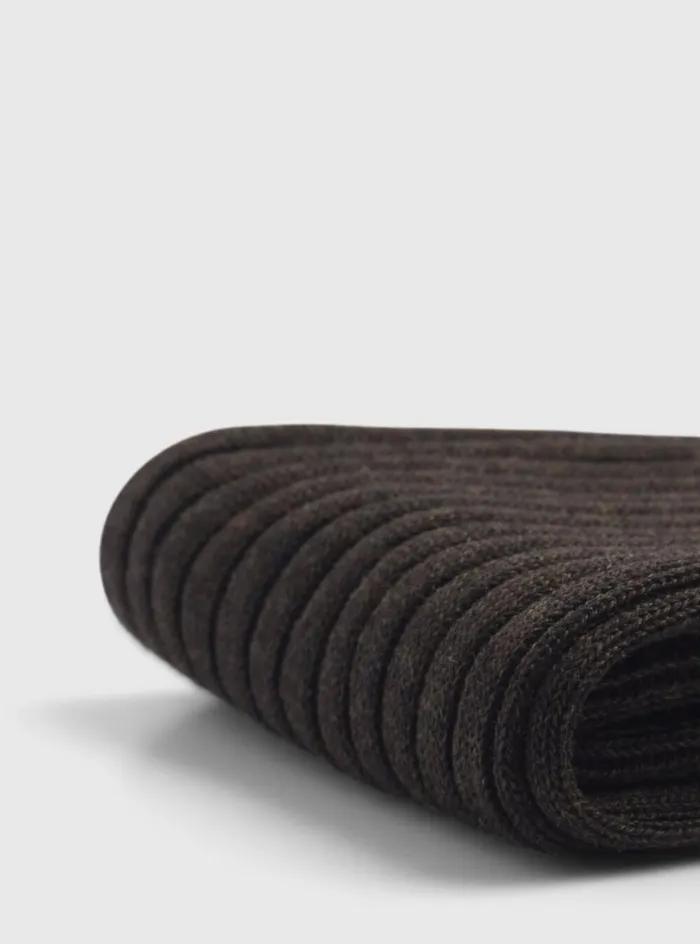 Men Paul Stuart Socks Basic Dress Sock Brown Men Paul Stuart Socks Basic Dress Sock Brown