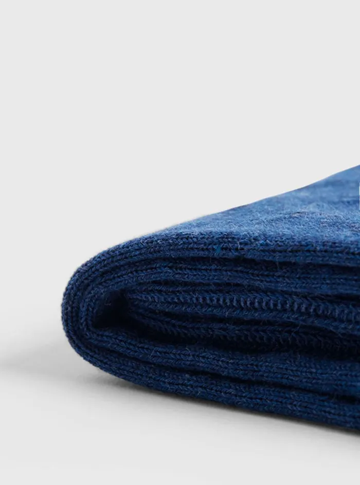 Men Paul Stuart Socks Cotton Dot Sock Denim Men Paul Stuart Socks Cotton Dot Sock Denim