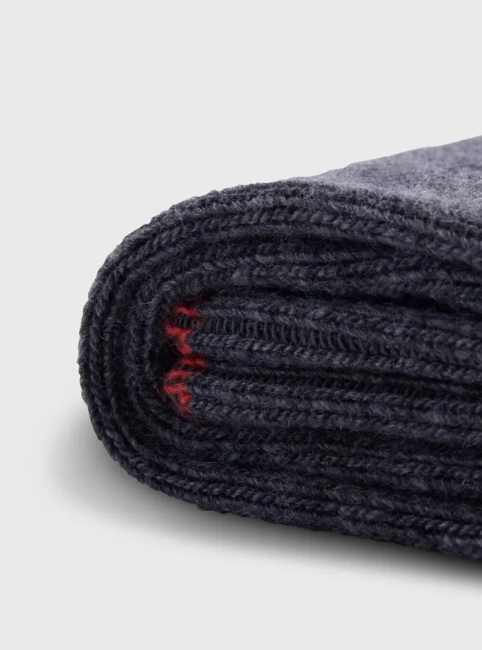 Men Paul Stuart Socks Solid Color Sock Grey
