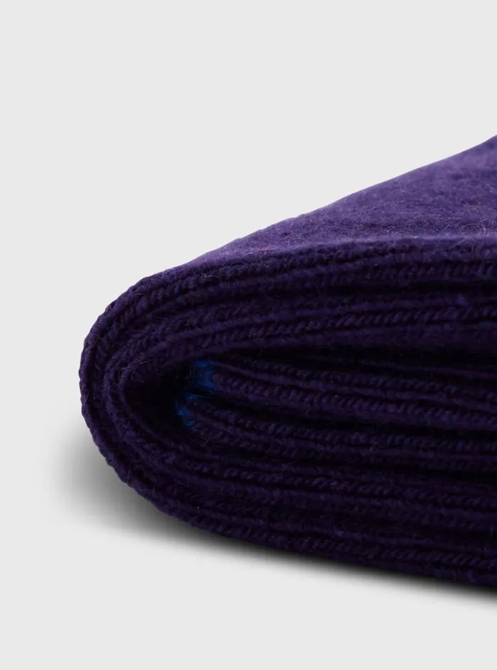 Men Paul Stuart Socks Solid Color Sock Purple