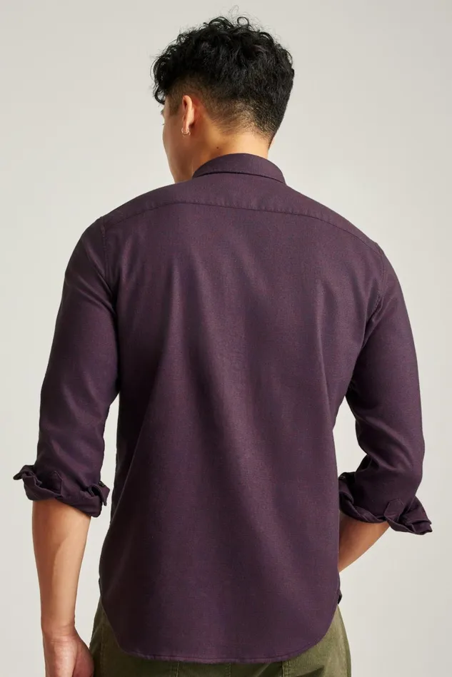 Men Performance Flannel Shirt Berry Houndstooth Bonobos Casual Shirts