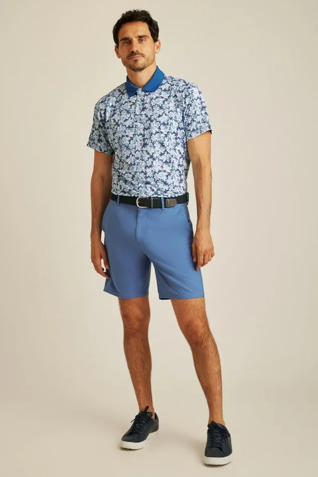 Men Performance Link Shorts Dutch Blue Bonobos Casual Shorts
