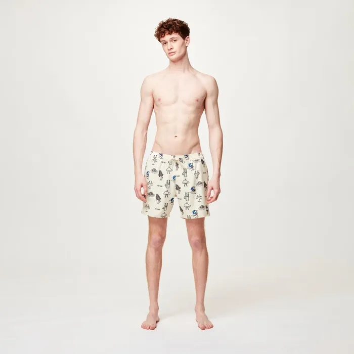 Men PIAU 15 BRDS Picture Organic Clothing Shorts