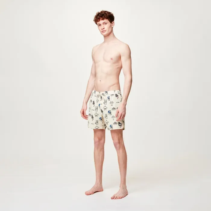 Men PIAU 15 BRDS Picture Organic Clothing Shorts