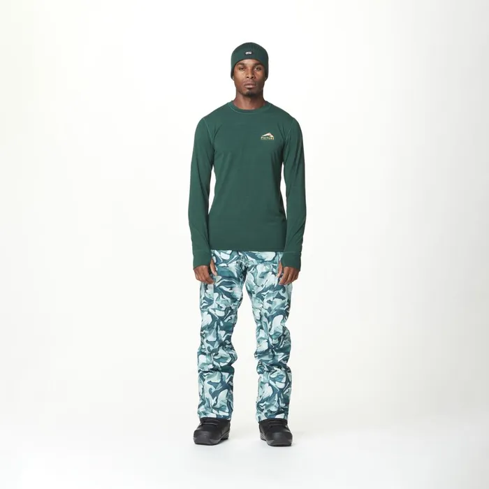 Men PLAN PRINTED PANTS Picture Organic Clothing Snow Pants